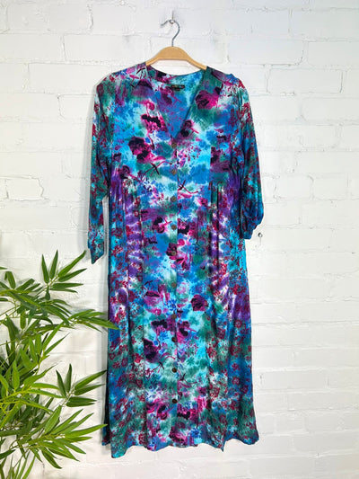 Long Button Dress