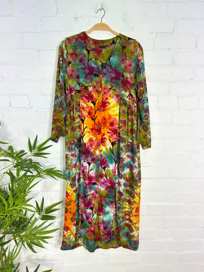 Long Button Dress