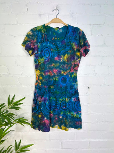 Short Sleeve Short Dress