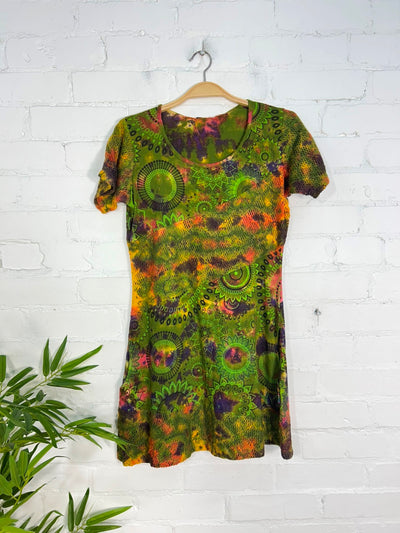 Short Sleeve Short Dress