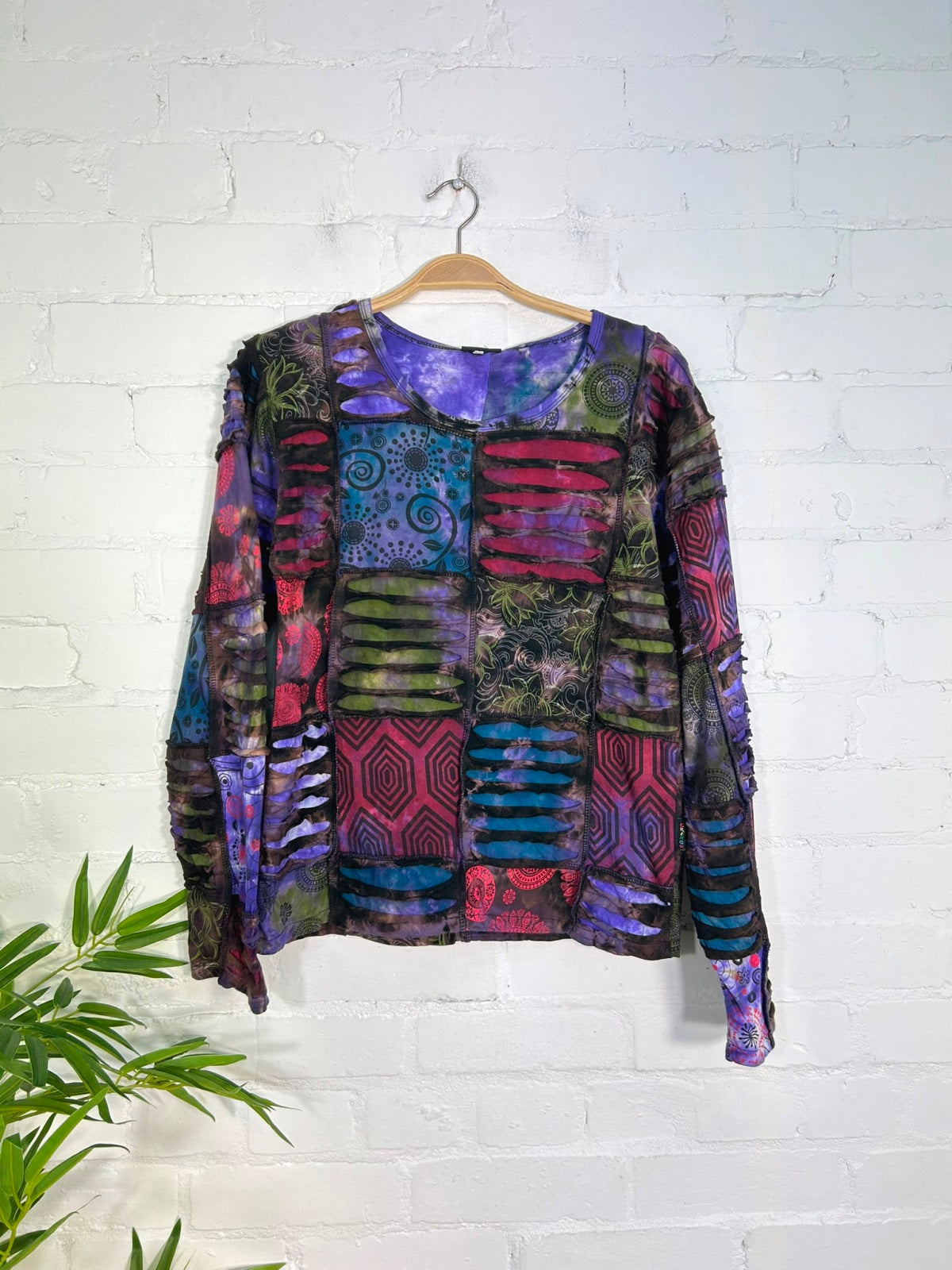 Patch & Slash Long Sleeve T-Shirt