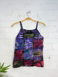 Patch & Slash Strappy Vest