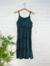 Strappy Layered Midi Dress