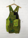 Butterfly Embroidery Short Dungaree Dress
