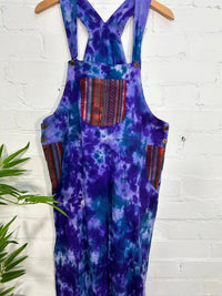 Tie Dye Dungarees