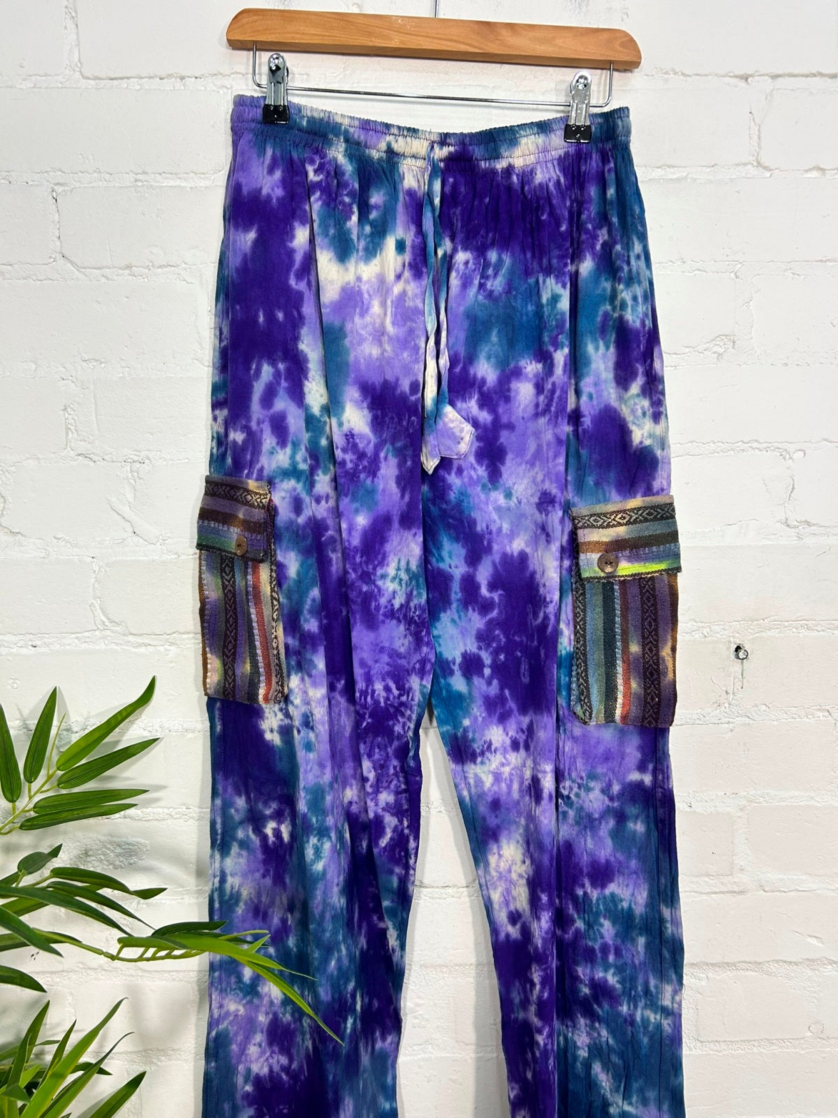 Tie Dye Cargo Trousers