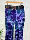 Tie Dye Flared Trousers