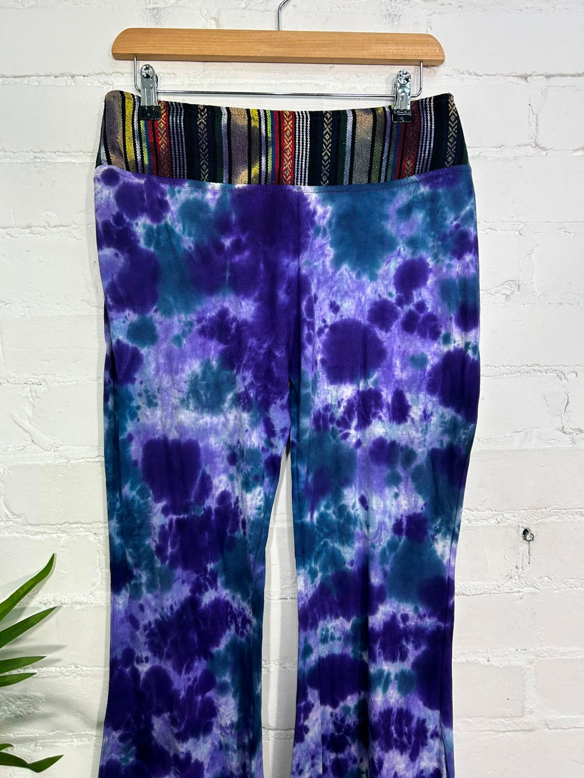 Tie Dye Flared Trousers