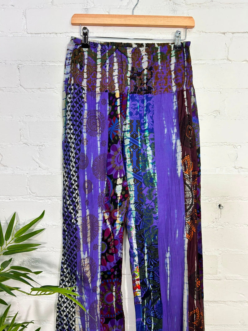 Patchwork Elasticated Trousers