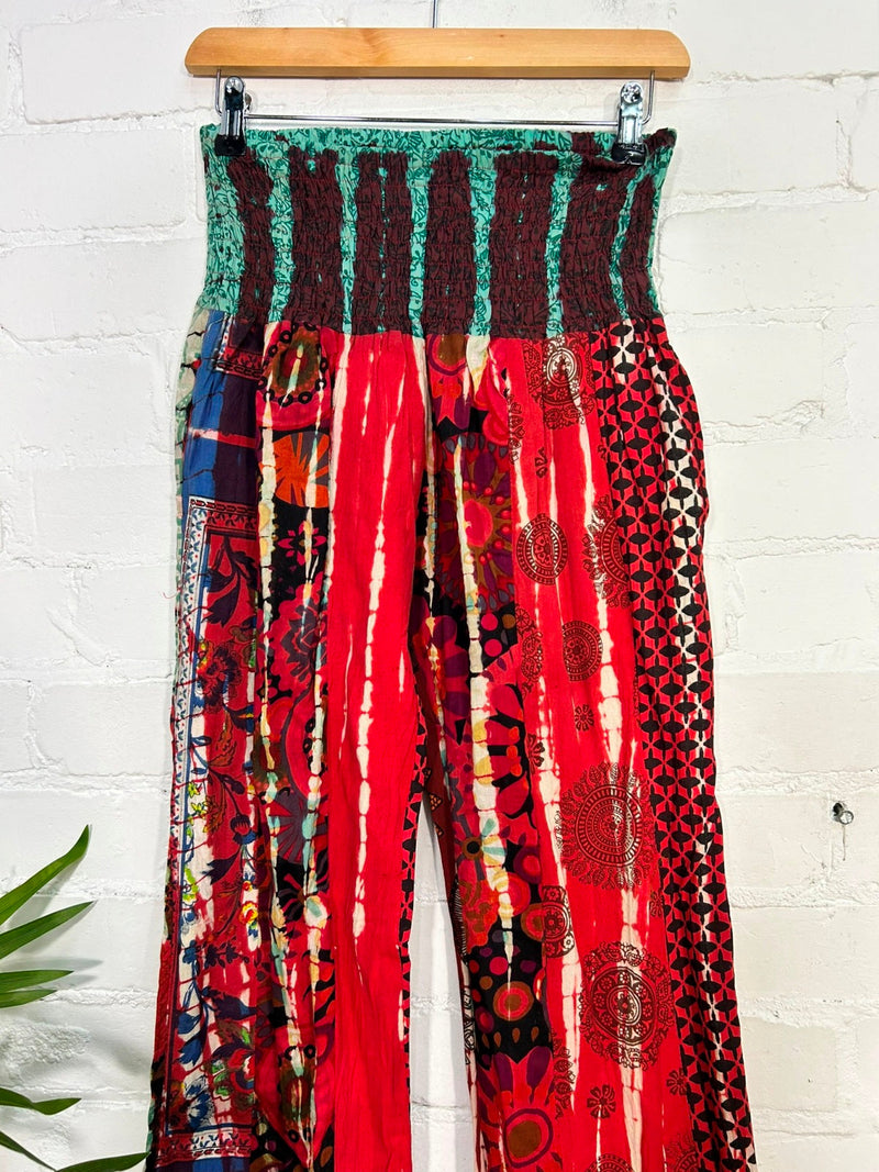 Patchwork Elasticated Trousers