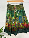Patchwork Midi Skirt