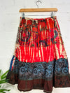 Patchwork Midi Skirt