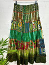 Patchwork Long Skirt
