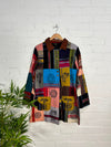 Patchwork Long Coat