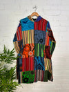 Patchwork Long Coat