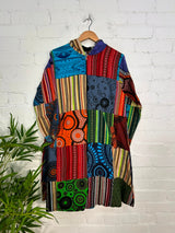 Patchwork Long Coat