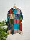 Patchwork Long Coat