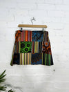 Patchwork Mini Skirt