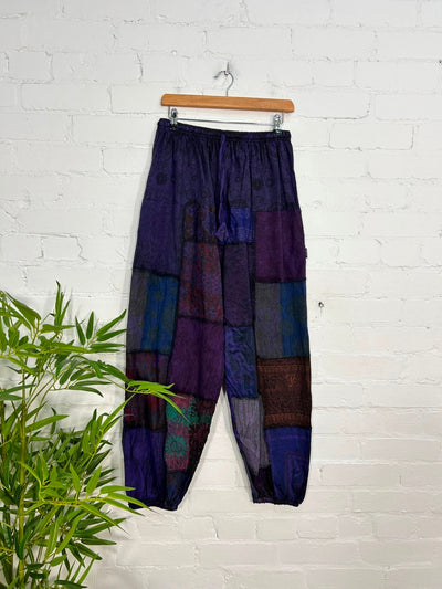 Patchwork Harem Trousers