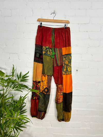 Patchwork Harem Trousers
