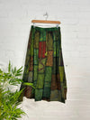 Patchwork Long Skirt
