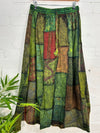 Patchwork Long Skirt