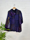 Patchwork Hooded Zip Jacket