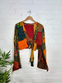 Patchwork Tie Top