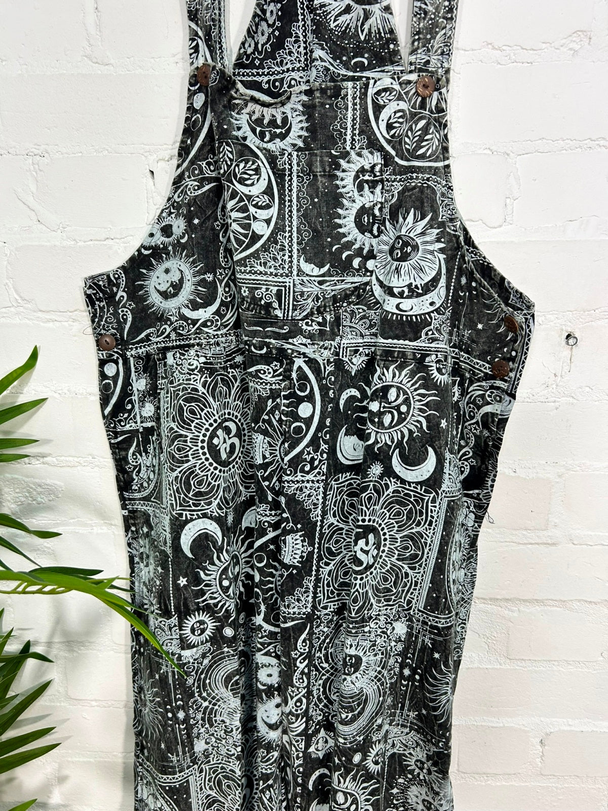 Celestial Print Dungarees