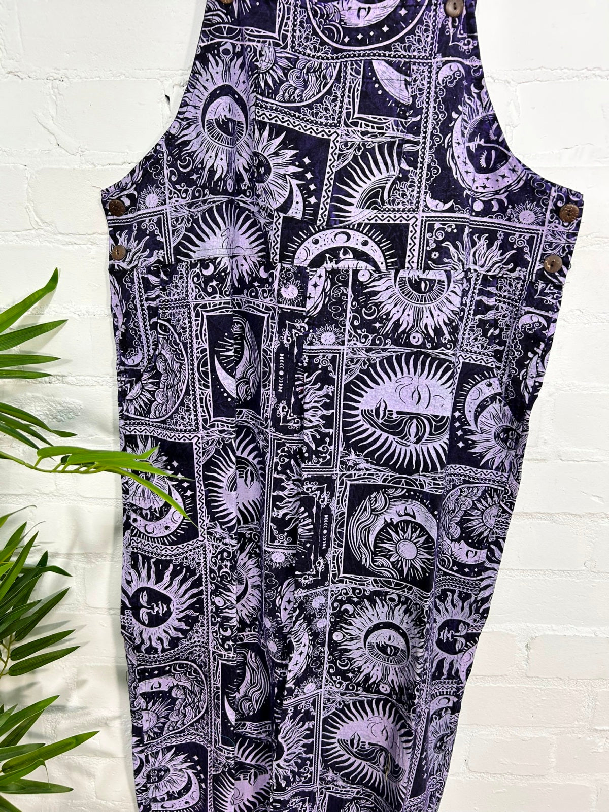 Celestial Print Dungarees