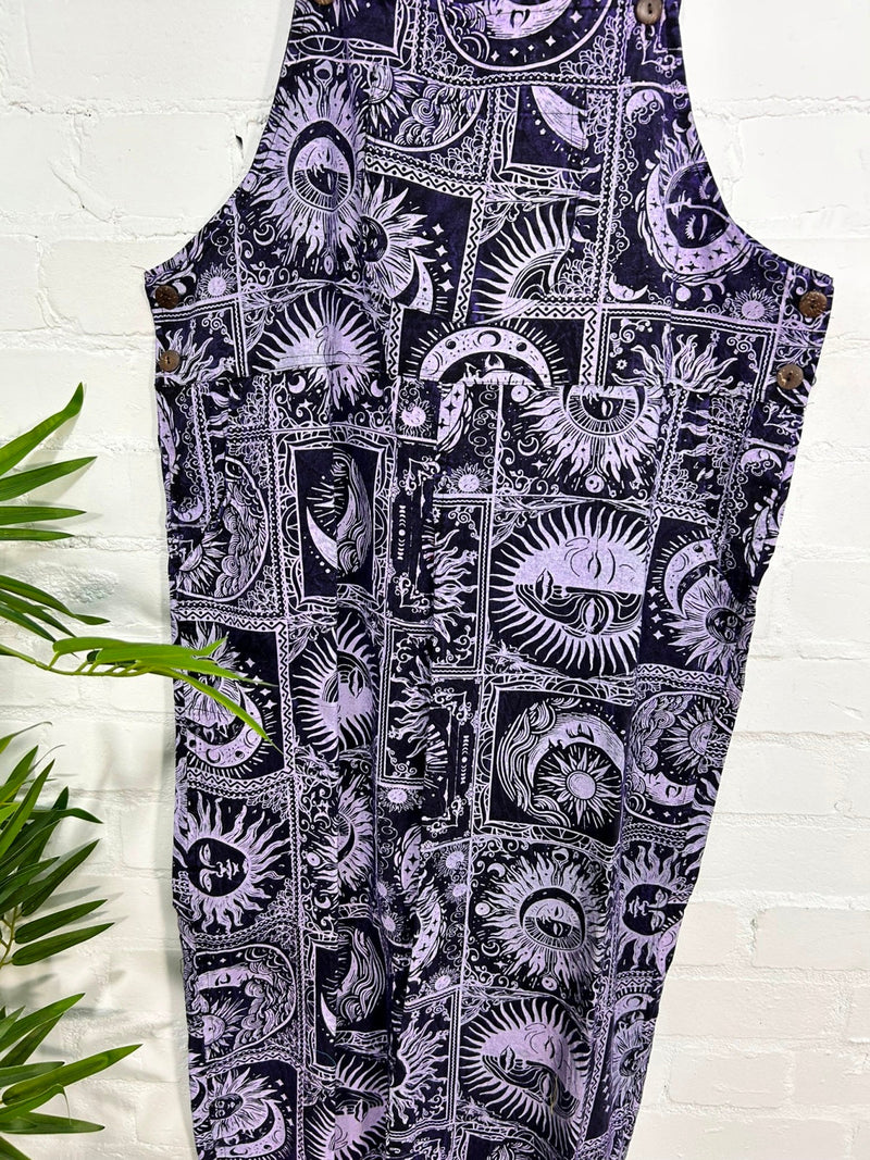 Celestial Print Dungarees