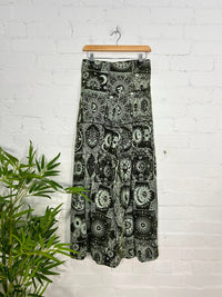 Celestial Print Wide Leg Trousers