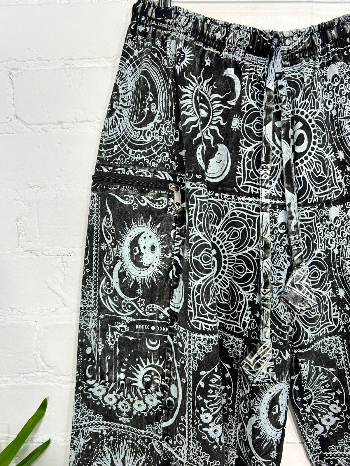 Celestial Print Baggy Harem Trousers
