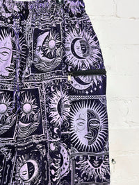 Celestial Print Baggy Harem Trousers