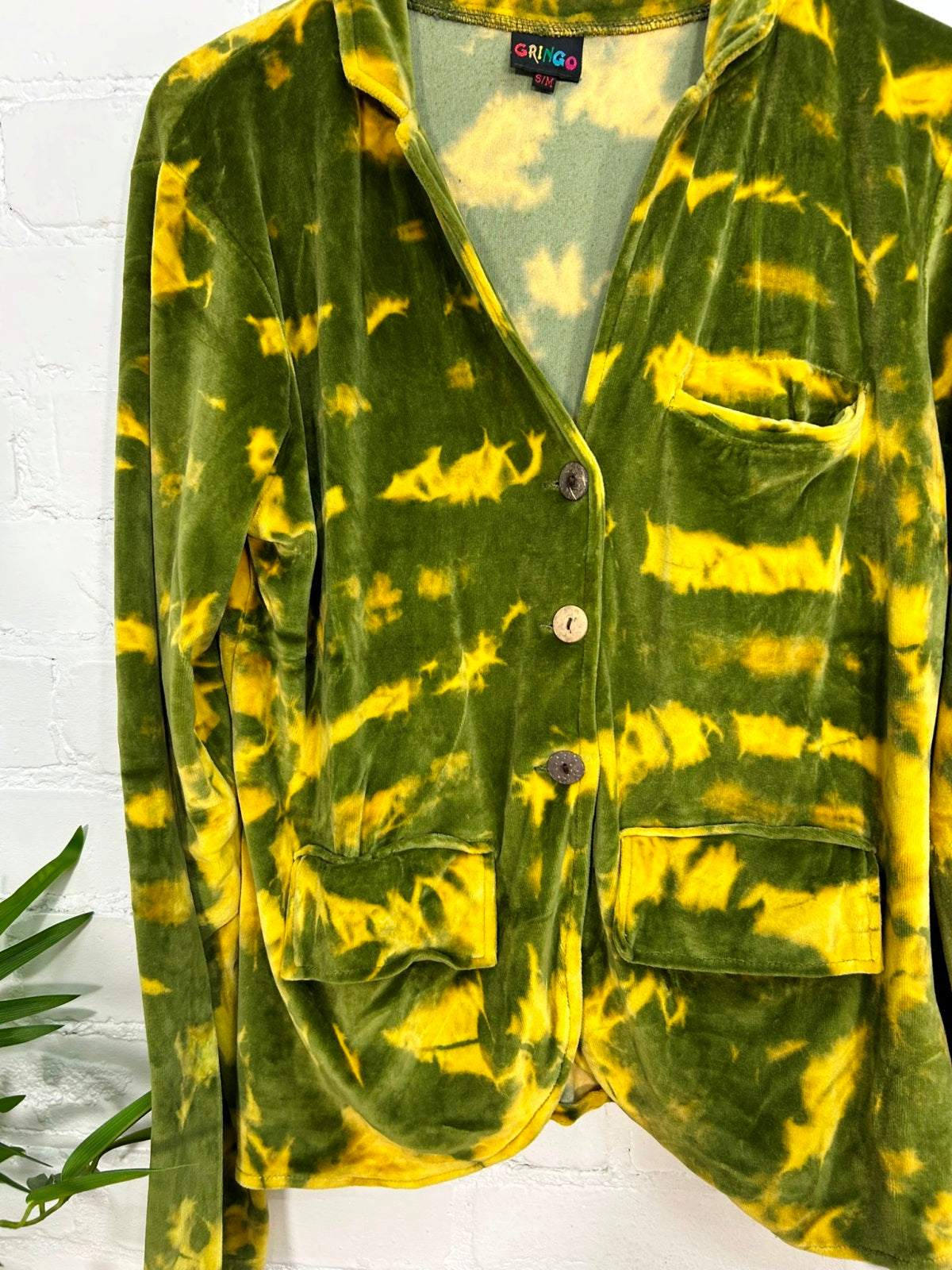 Tie Dye Velvet Jacket