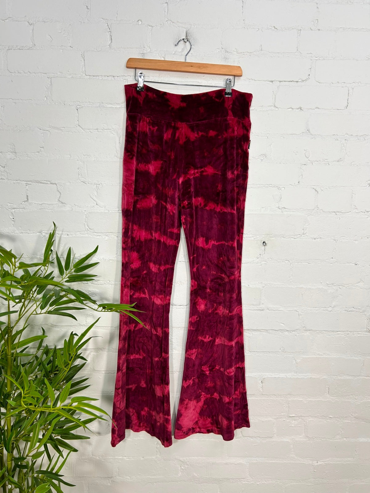 Tie Dye Velvet Flares