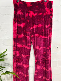 Tie Dye Velvet Flares