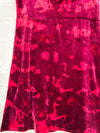 Tie Dye Velvet Midi Skirt