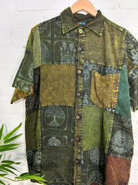 Mantra Patch Short Sleeve Shirt