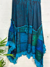 Funky Patchwork Midi Skirt