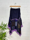 Funky Patchwork Midi Skirt
