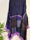 Funky Patchwork Midi Skirt