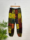 Patch and Print Harem Trousers