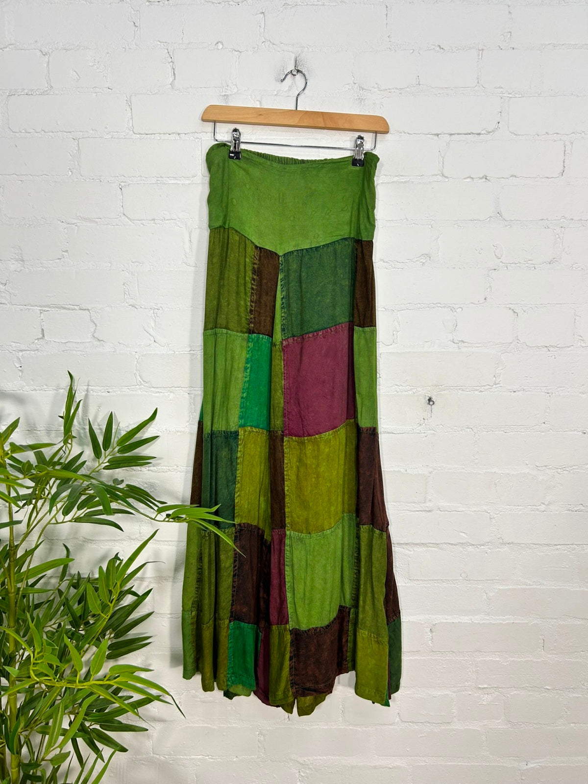 Ultra Wide Patchwork Trousers