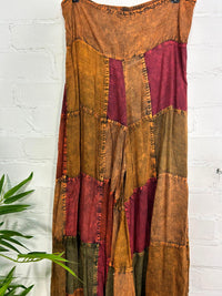 Ultra Wide Patchwork Trousers