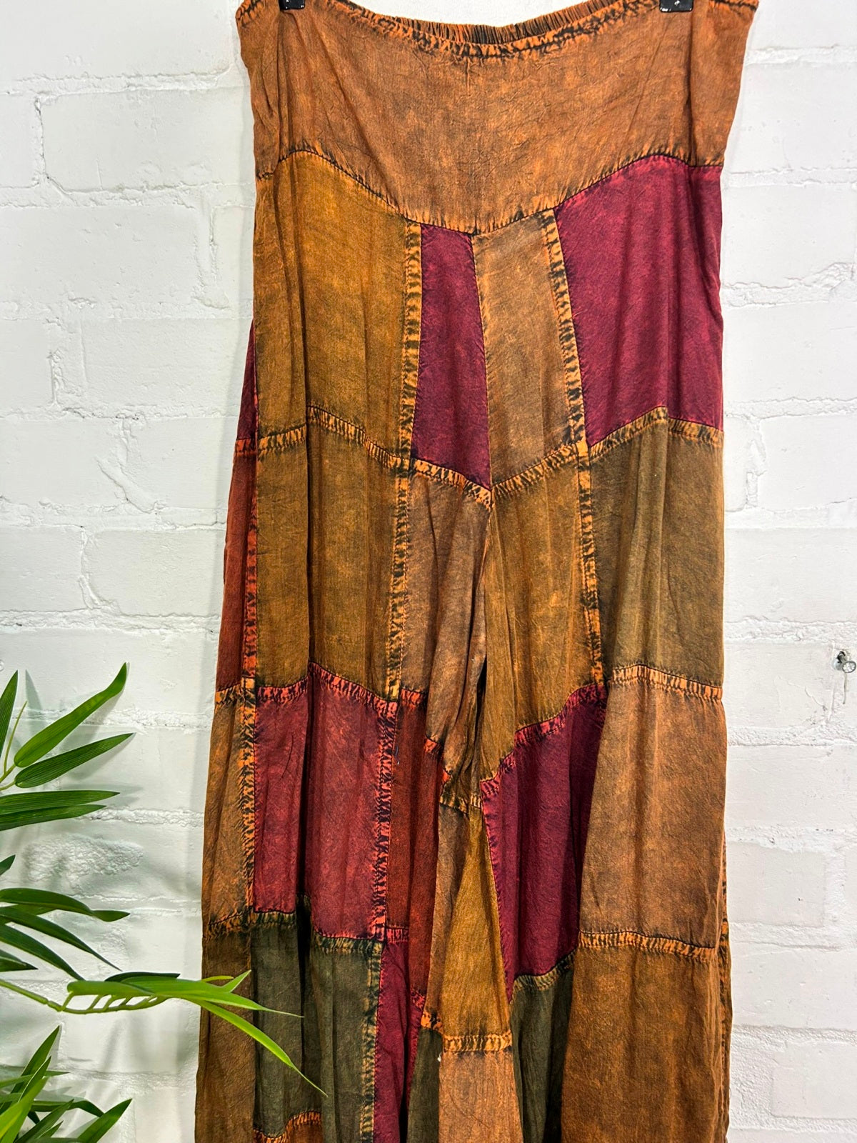 Ultra Wide Patchwork Trousers