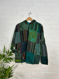 Gheri Patch Hooded Zip Jacket