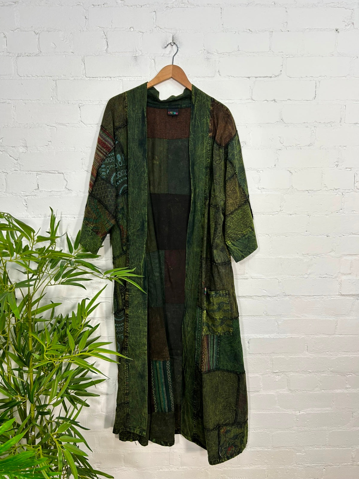 Mixed Patchwork Long Open Top