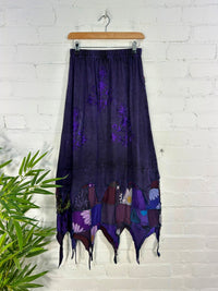 Patch And Point Long Skirt