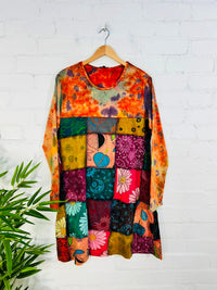 Patch Short Dress